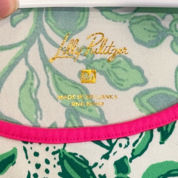 Women’s LILLY PULITZER Margene Pima cotton Pajama sleep dress- Size M - Picture 6 of 8